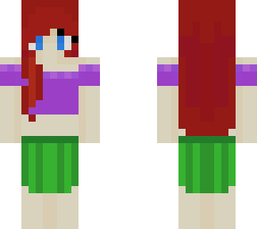 red-haired summer girl