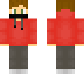 red hoodie