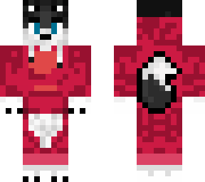 red wolf with hoddie v2