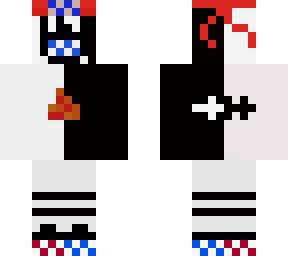the white and black