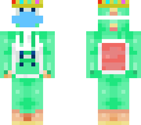yoshi with double mask and crown