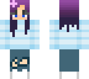 a quick skin i made my friend based off a character she likes.