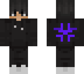 black hoodie black hair boy