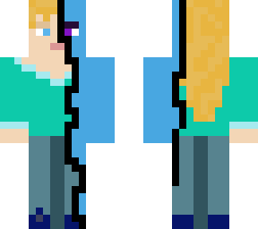 blue girl