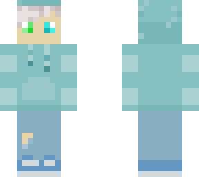 blue hoodie boy