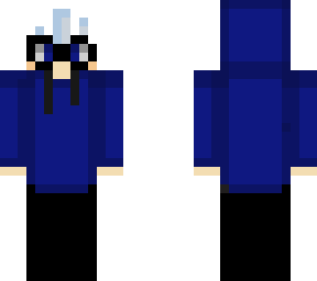 blue hoodie glasses