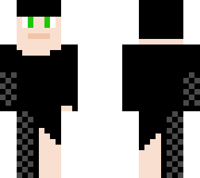 boy in half chained and half long shirt