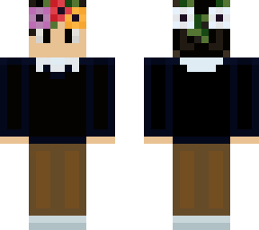 boy with flower crown