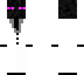 enderman white tuxedo (textured)