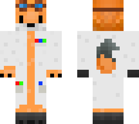 fox scientist but with ears on the side