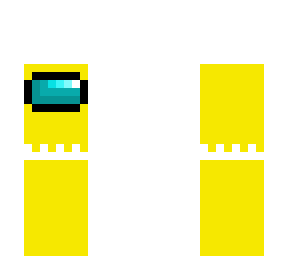 ghost yellow among us with legs