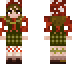goblin core mushroom girl