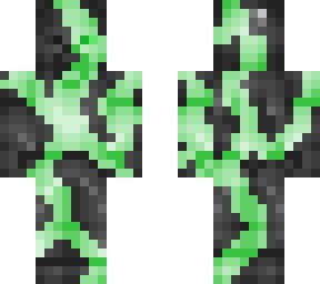 green and dark merged