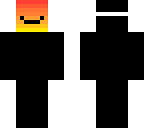guy with fire color mask