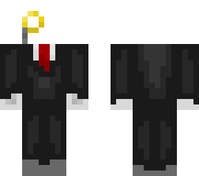 invisible man wearing suit