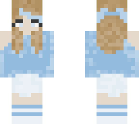Light blue girl skin | Minecraft Skin