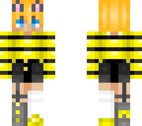 me in a bee suit