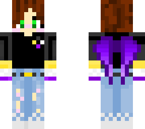 non-binary person with wings