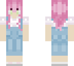 overalls (pink themed)