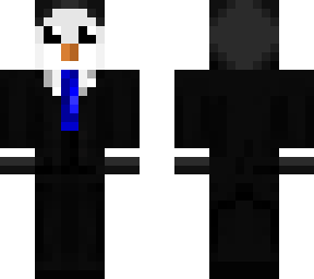 penguin in a tux