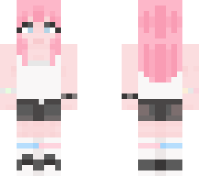 pink hair summer
