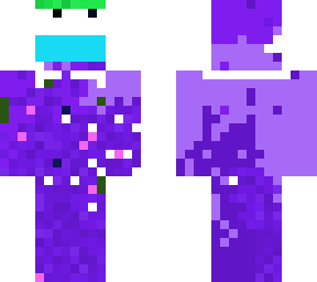 purple cute boy
