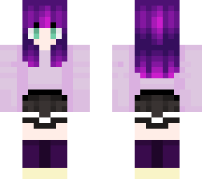 purple haired angle