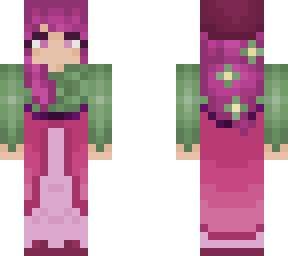 raspberry (light. skin + flowers)