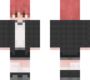 skater boy with red hair and black clothes