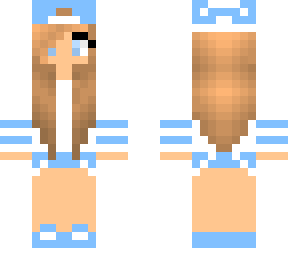 skin de chica azul