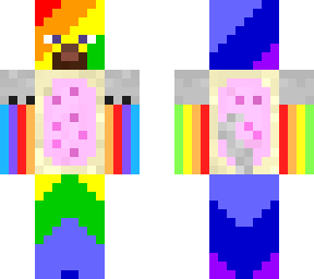 steve,nyan cat skin!