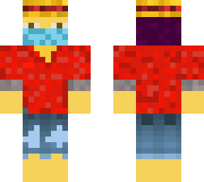 surgical masked farmer