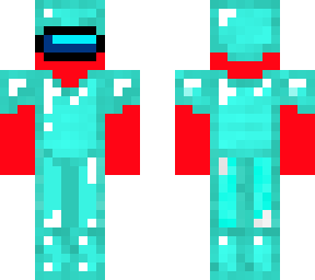 sussy skin with fake diamond armour (for trolls)