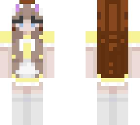 yellow cat maid