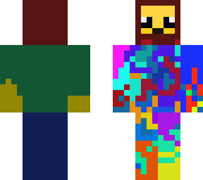 a man with paint on him