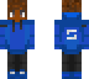 bb in blue hoodie
