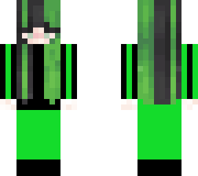 black and green cool skin