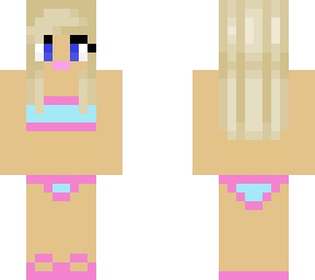 blonde bikini girl