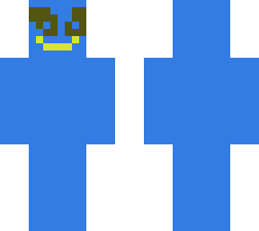 blue face