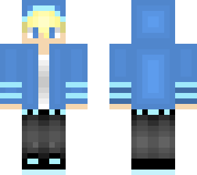 blue hoodie boah