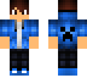 blue jacket man