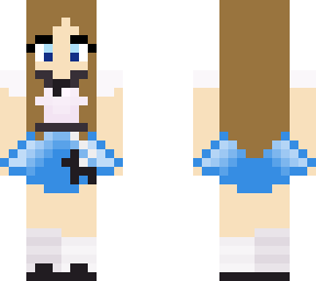 blue poodle skirt