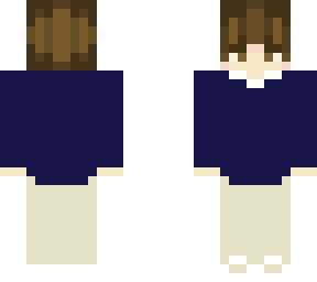 blue sweater