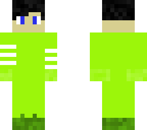 boy with green shirt and stripes