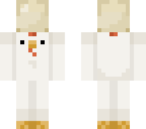 chicken holding an egg