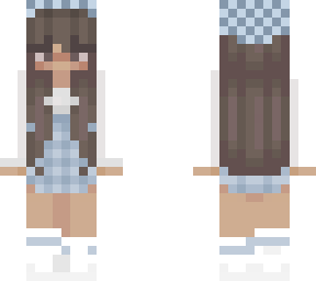 cute blue cottage girl