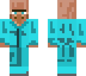 cyan villager
