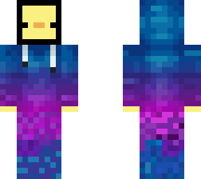 duck in galaxy clothes