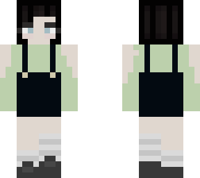 girl in  overalls