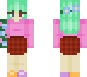 girl with random colors